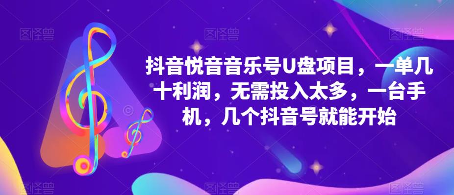 抖音音乐号U盘项目 一单几十利润 无需投入太多 一台手机 几个抖音号就开始-颜夕资源网-第18张图片
