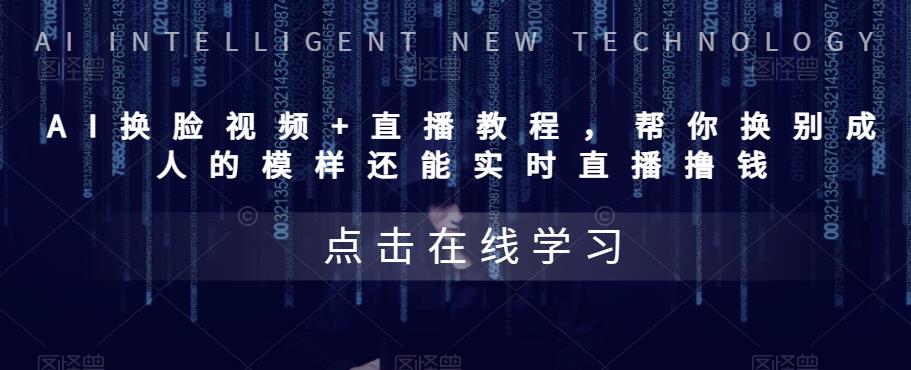 AI换脸视频+直播教程 帮你换成别人的模样还能实时直播撸钱 (教程+配套资料)-颜夕资源网-第18张图片